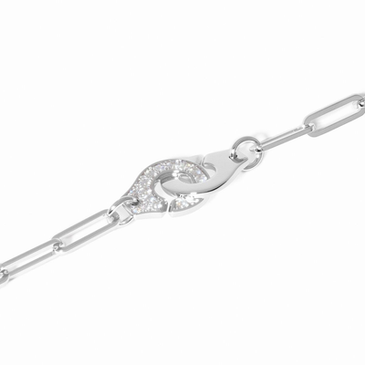 Bracelet Sur Chaîne Menottes Dinh Van R12