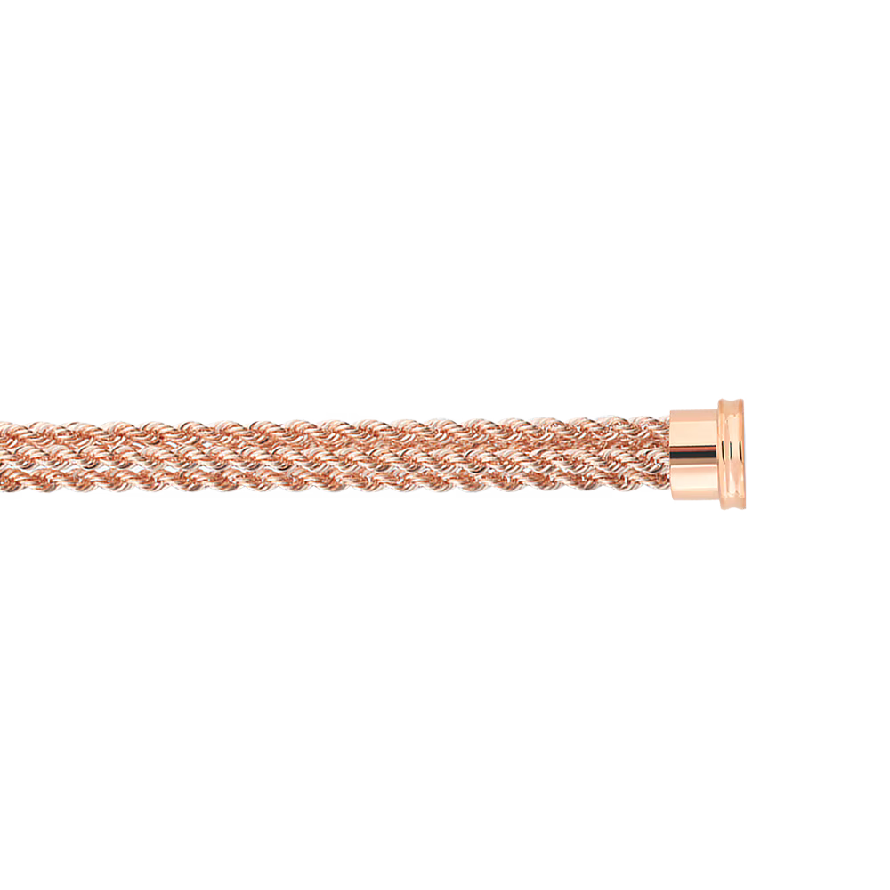 Bracelet multichaîne or rose 750/1000e