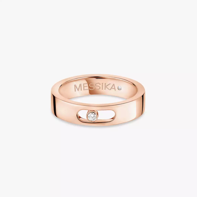 Alliance Move Joaillerie Bague Diamant Or Rose