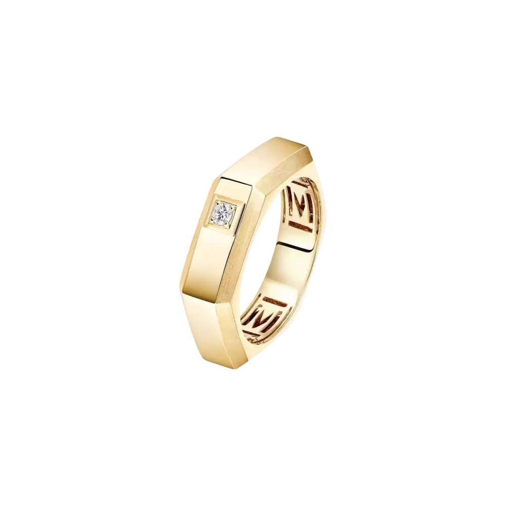 Bague Moderniste MM Bague Diamant Or Jaune