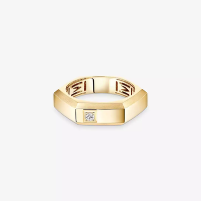 Bague Moderniste MM Bague Diamant Or Jaune
