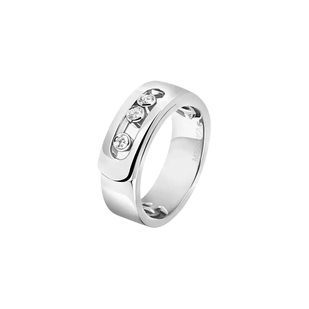 Move Noa Bague Diamant Or Blanc