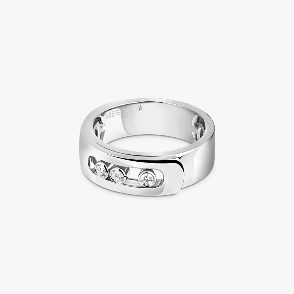 Move Noa Bague Diamant Or Blanc