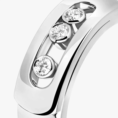 Move Noa Bague Diamant Or Blanc