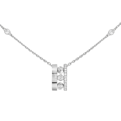 Move Romane Pendant White Gold Diamond Necklace
