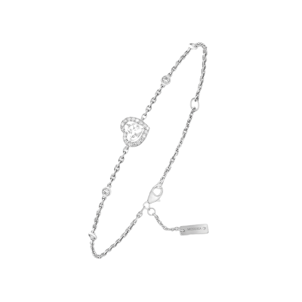 Joy Cœur 0.15 carat diamond White Gold Diamond Bracelet