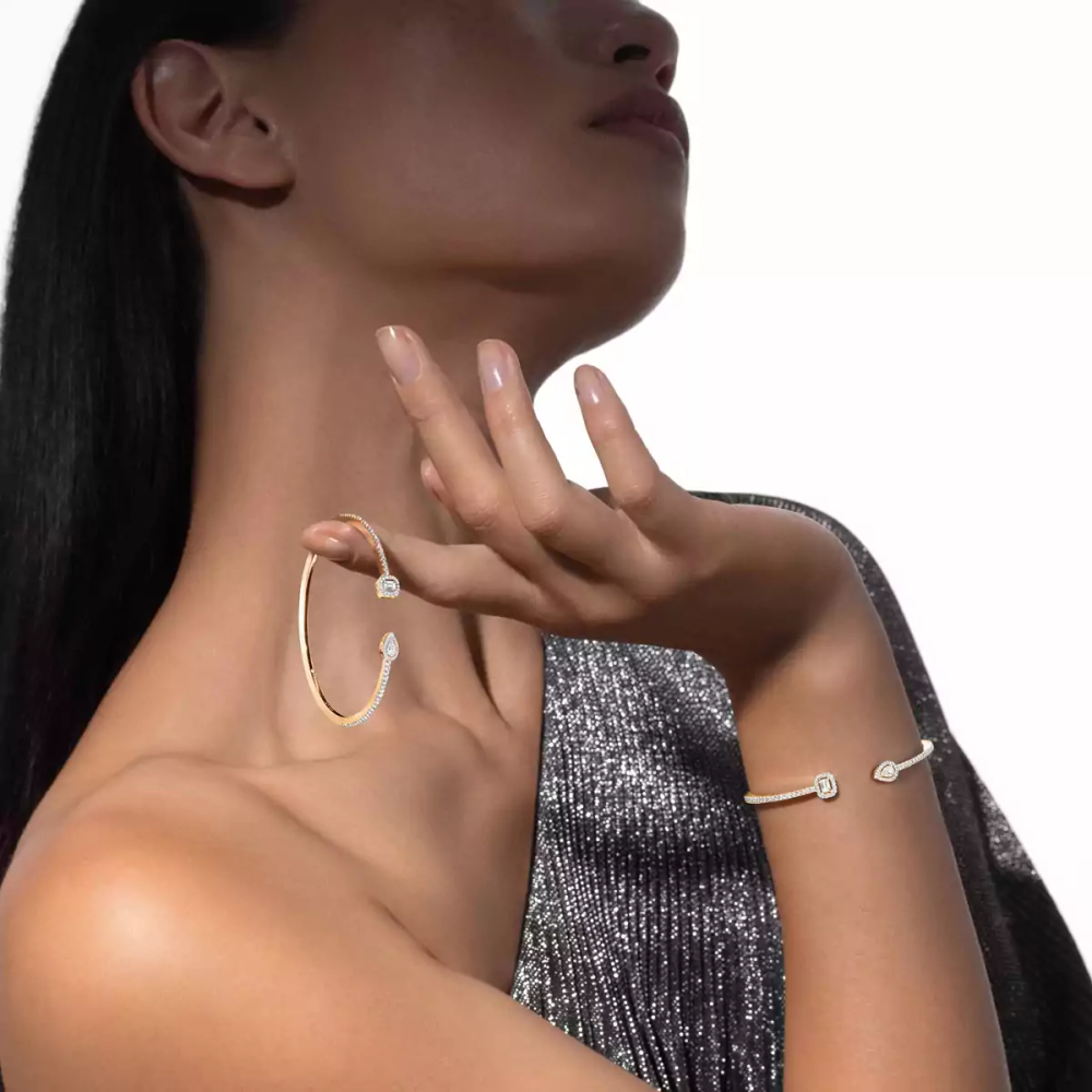 My Twin Skinny 0,15ct x2 Bracelet Diamant Or Jaune