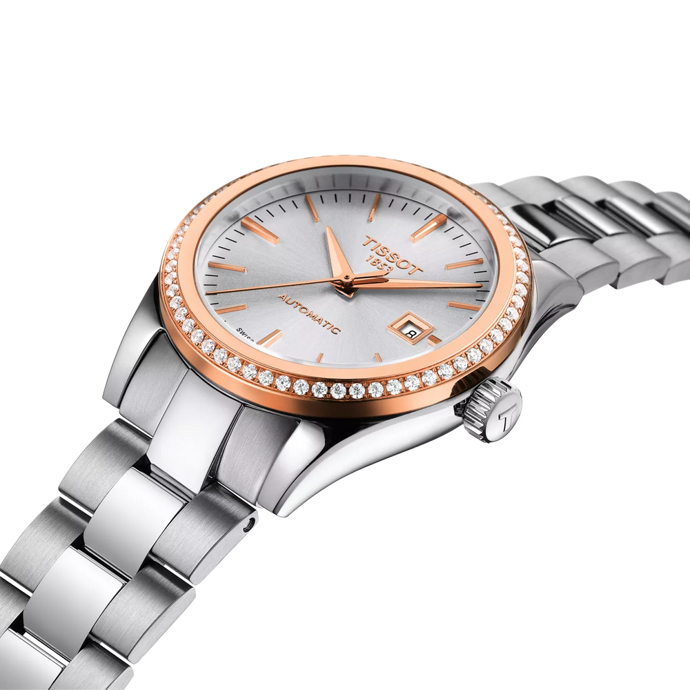 T-My Lady Automatic 18K Gold bezel