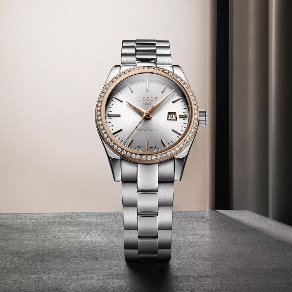 T-My Lady Automatic 18K Gold bezel