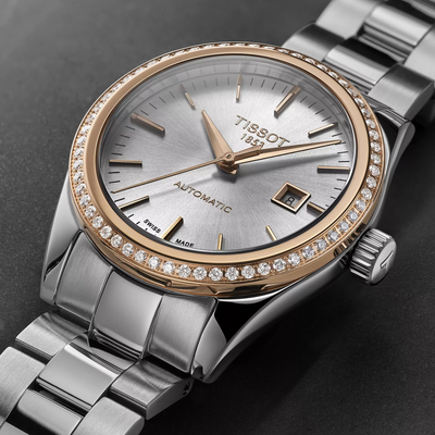 T-My Lady Automatic 18K Gold bezel