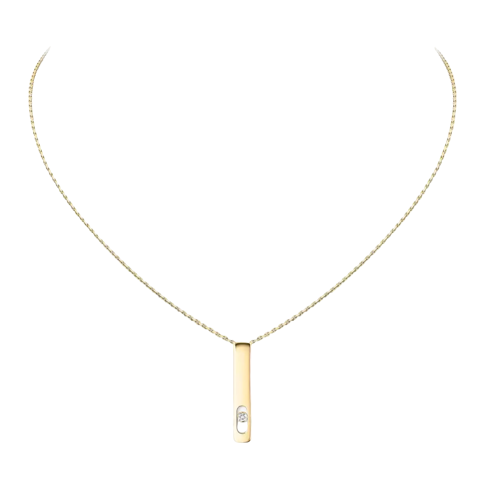 My First Diamond Yellow Gold Diamond Necklace
