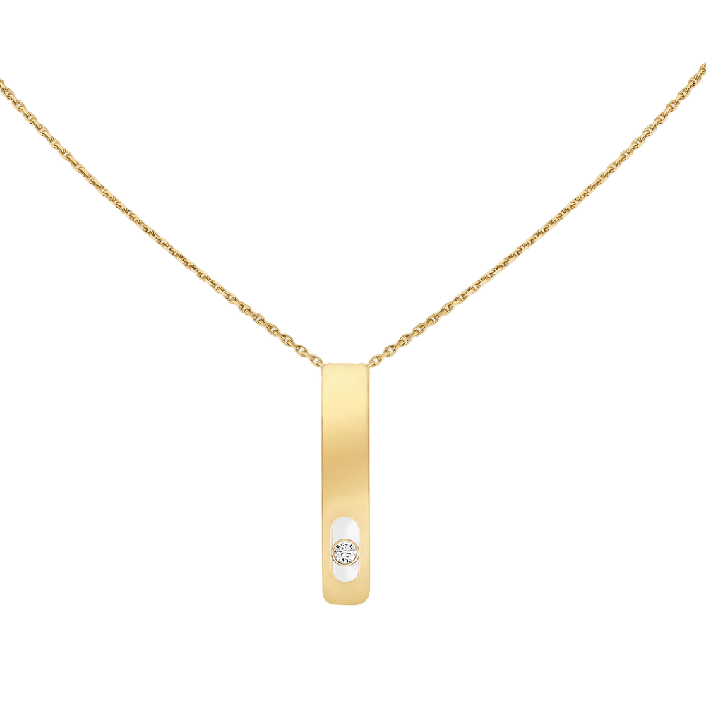 My First Diamond Yellow Gold Diamond Necklace