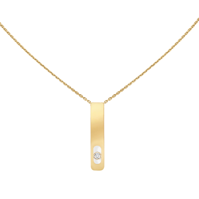 My First Diamond Yellow Gold Diamond Necklace