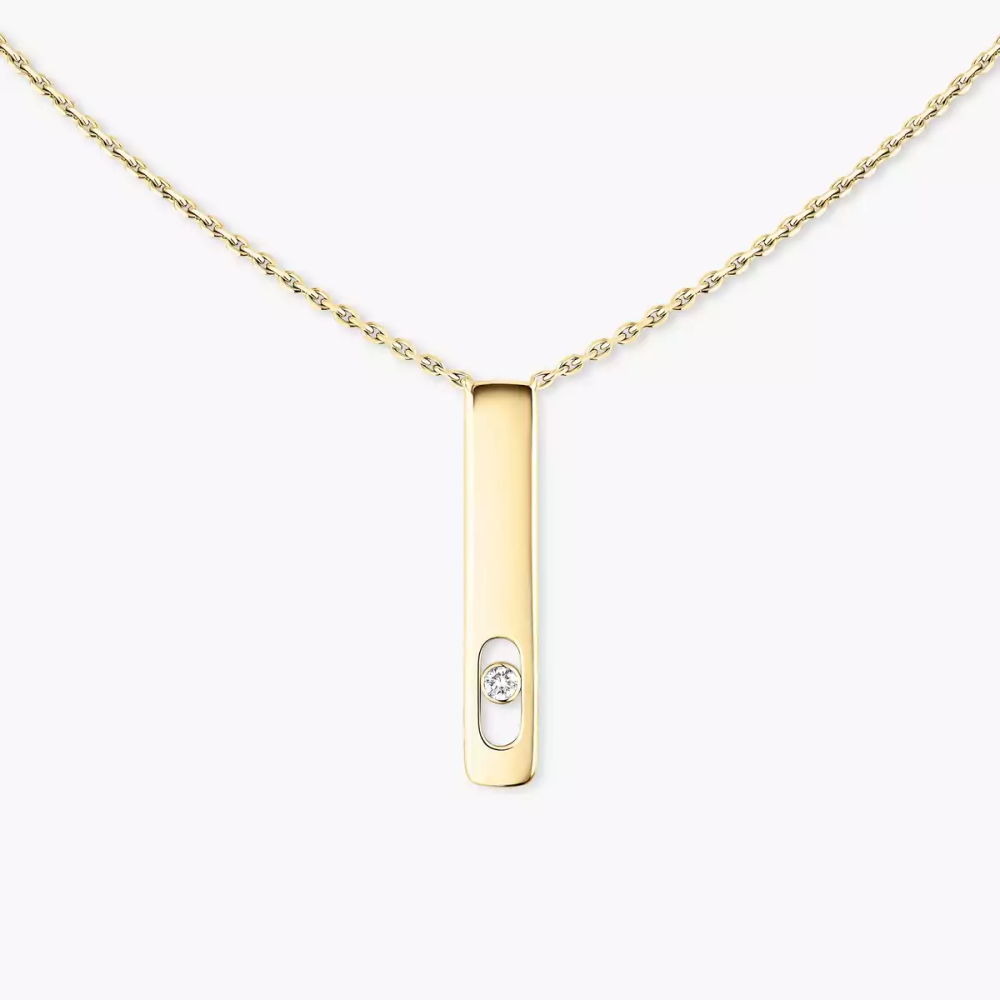 My First Diamond Yellow Gold Diamond Necklace