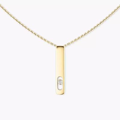 My First Diamond Yellow Gold Diamond Necklace