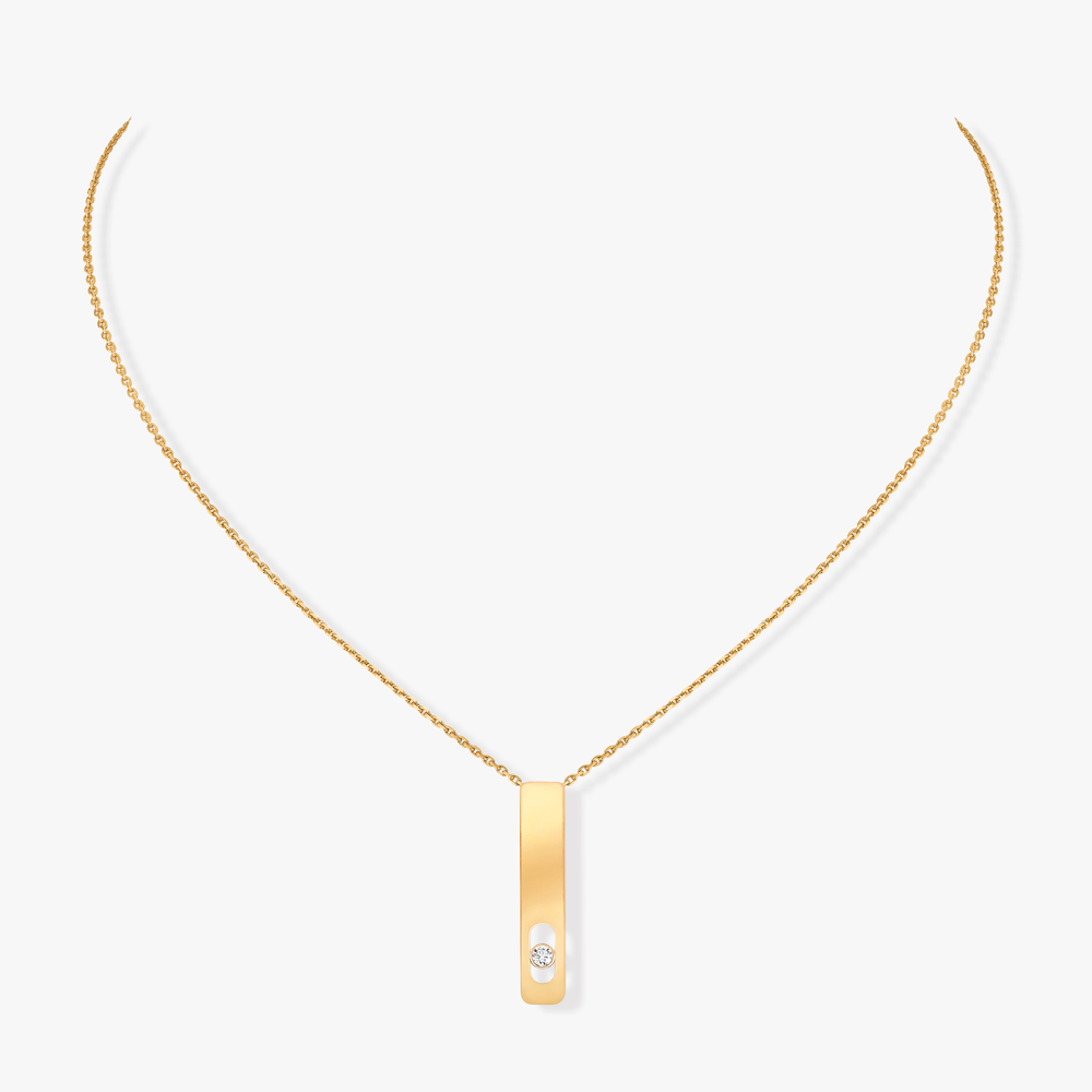 My First Diamond Yellow Gold Diamond Necklace