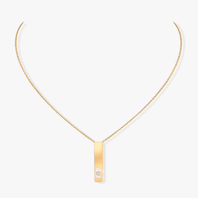 My First Diamond Yellow Gold Diamond Necklace