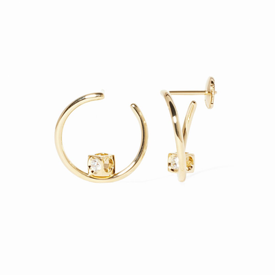 Le Cube Diamant Hoop Earrings