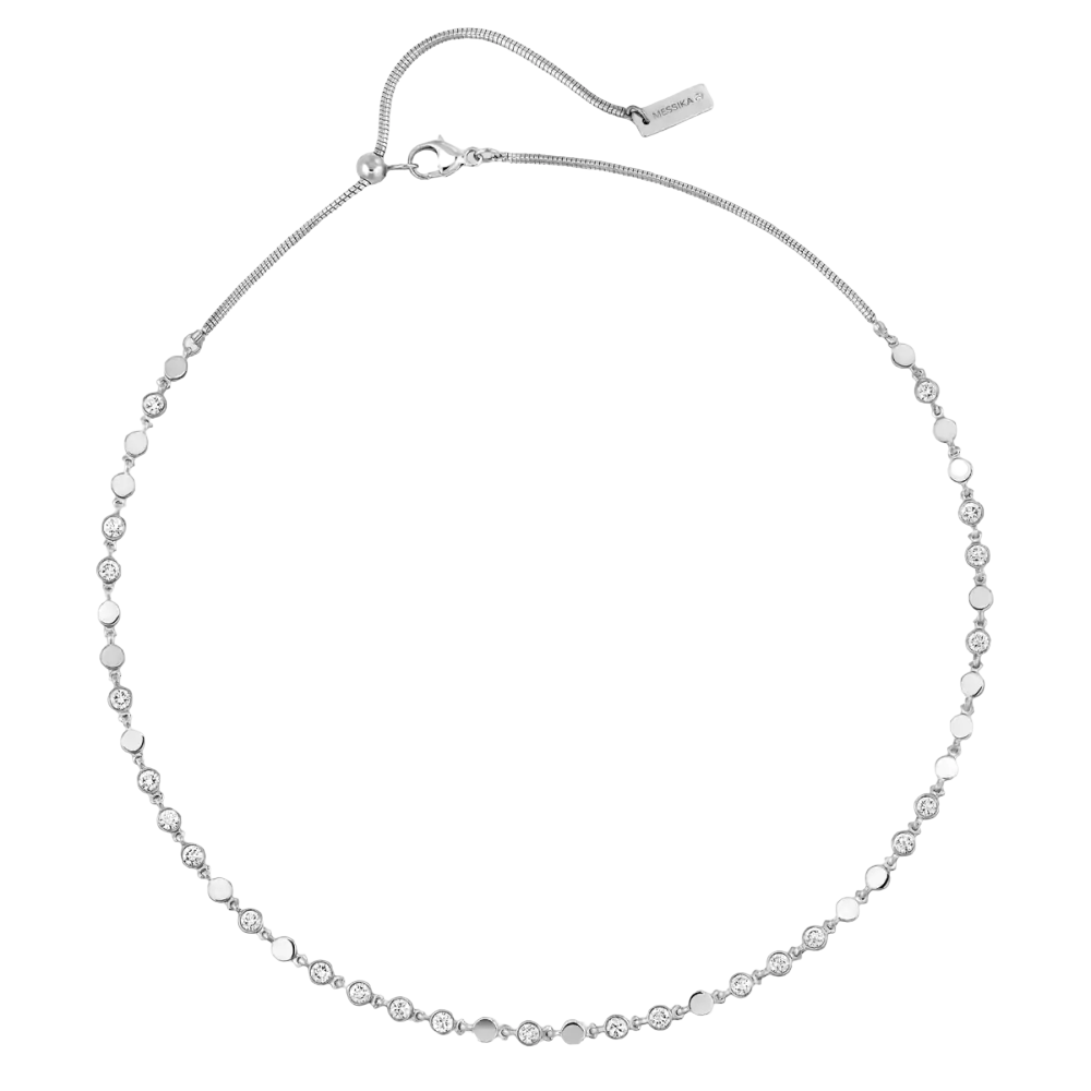 D-Vibes SM White Gold Diamond Necklace
