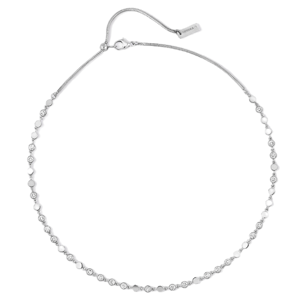 D-Vibes SM White Gold Diamond Necklace