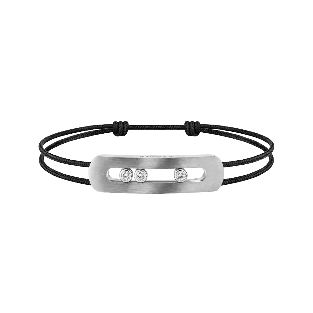 Cordon Move Titanium Naturel XL Bracelet Diamant Natural Titanium
