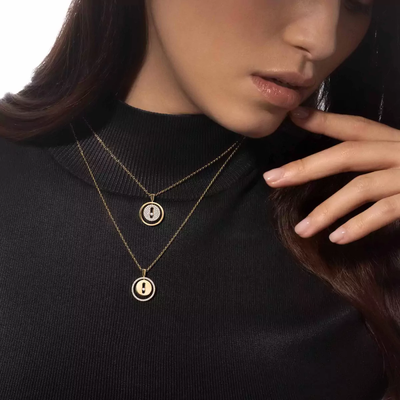 Collier pavé Lucky Move PM Collier Diamant Or Jaune