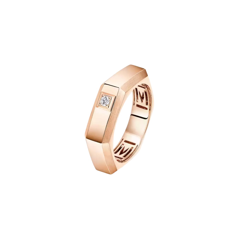Bague Moderniste MM Bague Diamant Or Rose