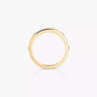 Alliance Move Romane Bague Diamant Or Jaune