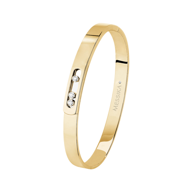 Move Noa Bangle Yellow Gold Diamond Bracelet