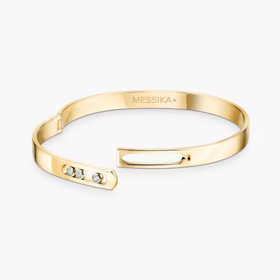 Move Noa Bangle Yellow Gold Diamond Bracelet