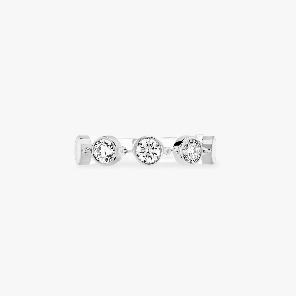 Bague D-Vibes MM Bague Diamant Or Blanc