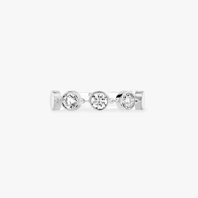 Bague D-Vibes MM Bague Diamant Or Blanc
