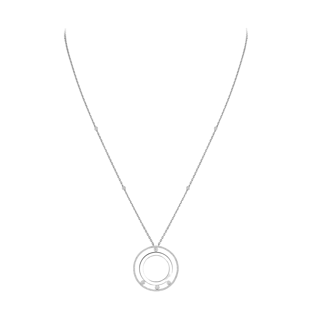 Collier Long Move Romane Collier Diamant Or Blanc