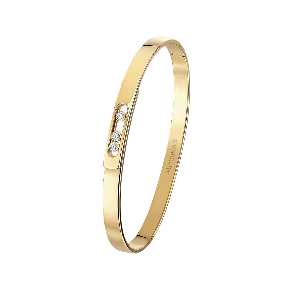 Move Noa Bangle SM Yellow Gold Diamond Bracelet
