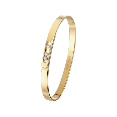 Move Noa Bangle SM Yellow Gold Diamond Bracelet