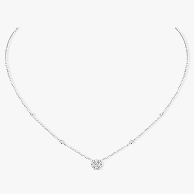 Joy Diamant Rond 0,20ct Collier Diamant Or Blanc