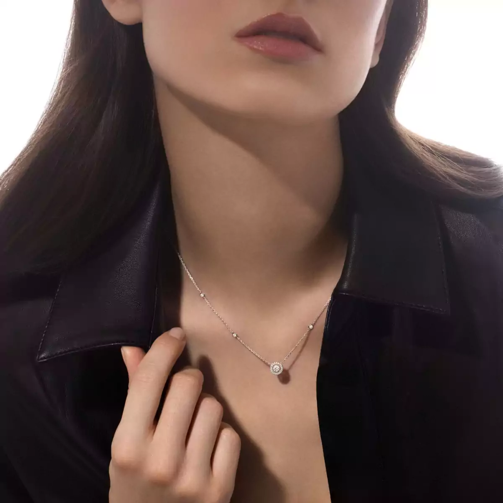 Joy 0,20ct Collier Diamant Or Blanc