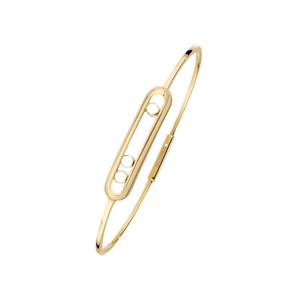 Bracelet Diamant Or Jaune Jonc Move