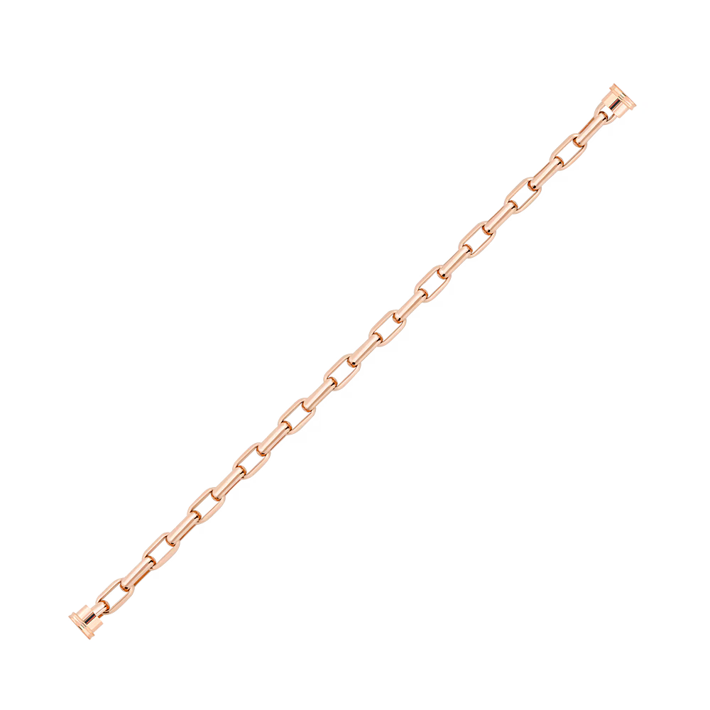 Bracelet maillons or rose 750/1000e