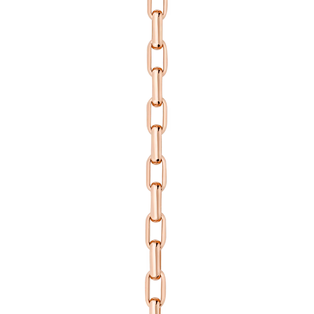 Bracelet maillons or rose 750/1000e