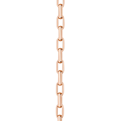 Bracelet maillons or rose 750/1000e