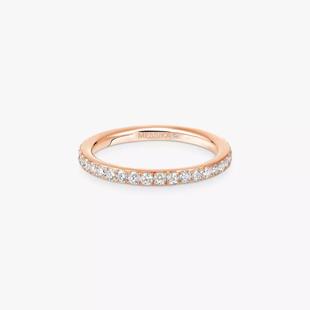 Alliance Gatsby Bague Diamant Or Rose