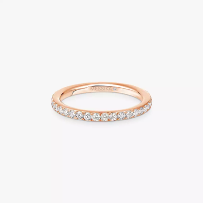 Alliance Gatsby Bague Diamant Or Rose