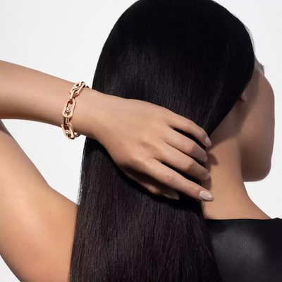 So Move XL Bracelet Diamant Or Rose