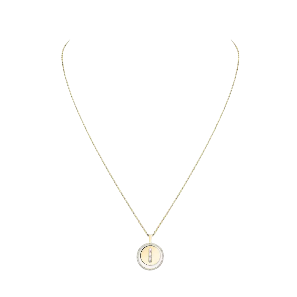 Lucky Move MM Collier Diamant Or Jaune