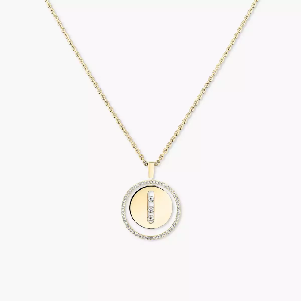 Lucky Move MM Collier Diamant Or Jaune