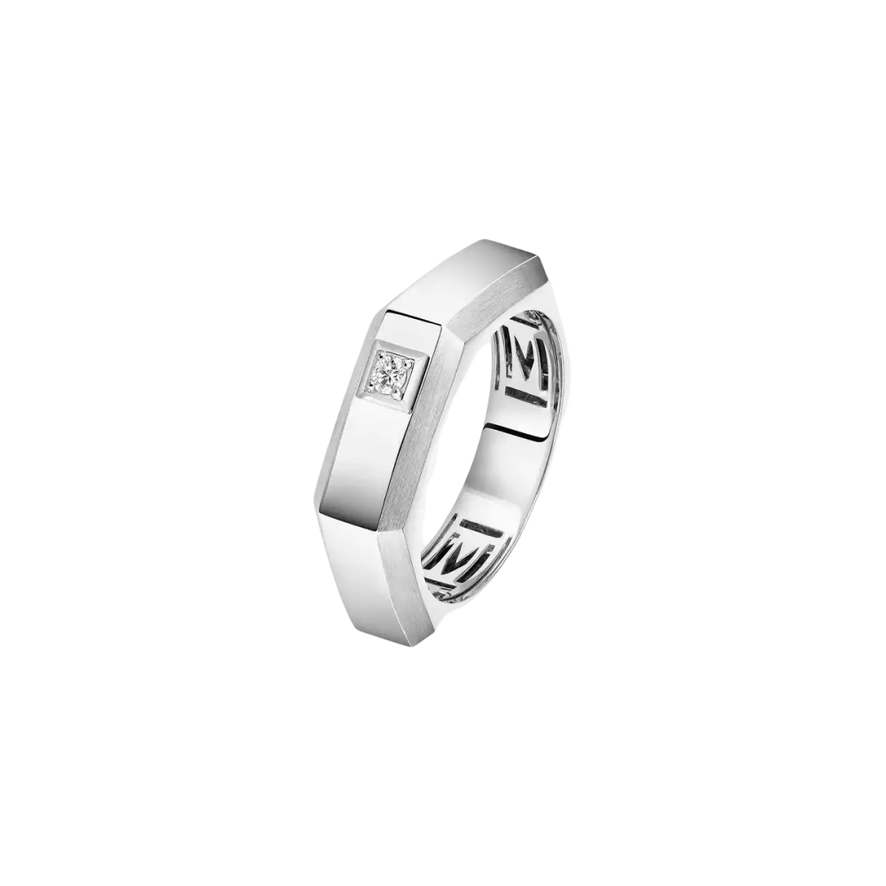 Bague Moderniste MM Bague Diamant Or Blanc