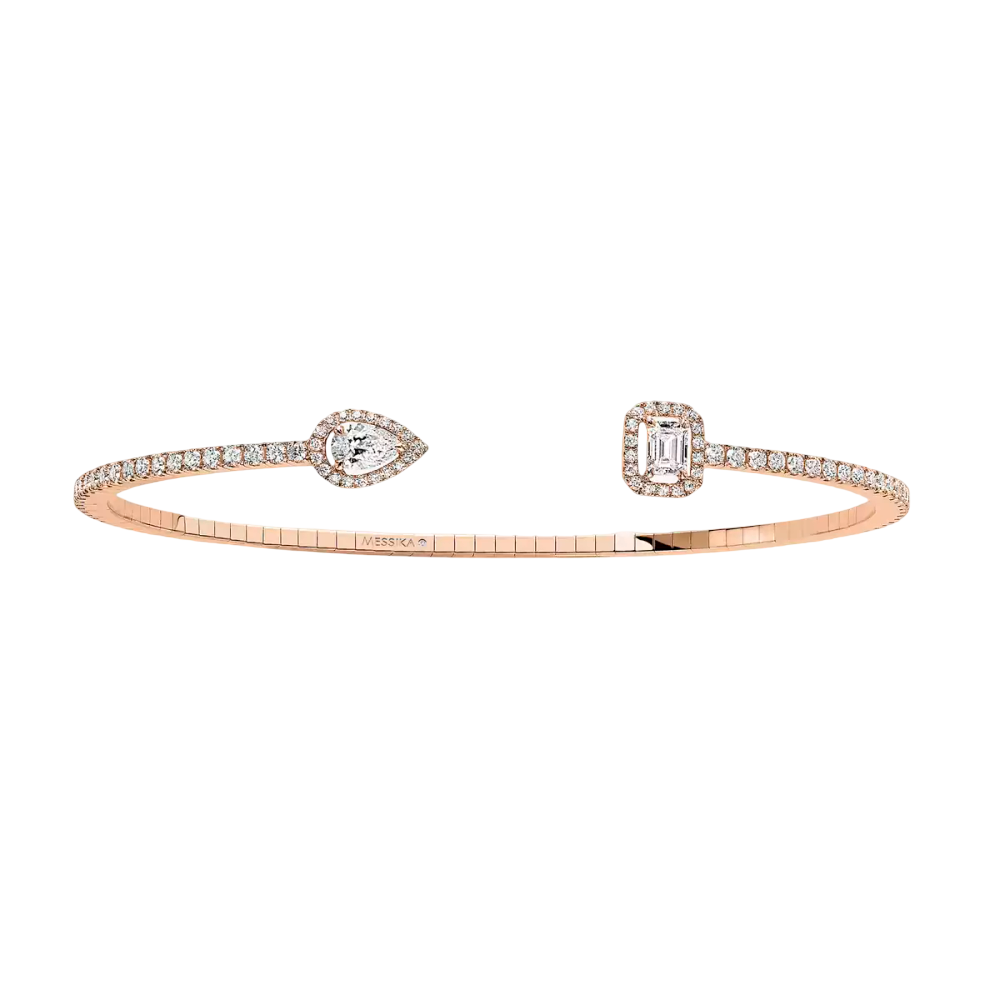 My Twin Skinny 0,15ct x2 Bracelet Diamant Or Rose