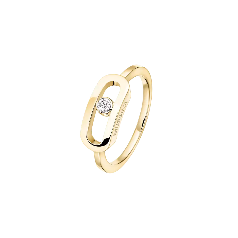 Move Uno Or GM Bague Diamant Or Jaune