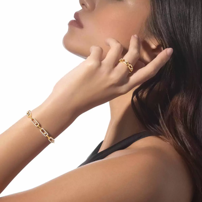 Move Link Multi Bague Diamant Or Jaune